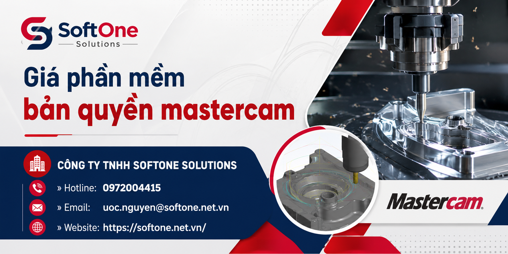 Giá phần mềm bản quyền mastercam 